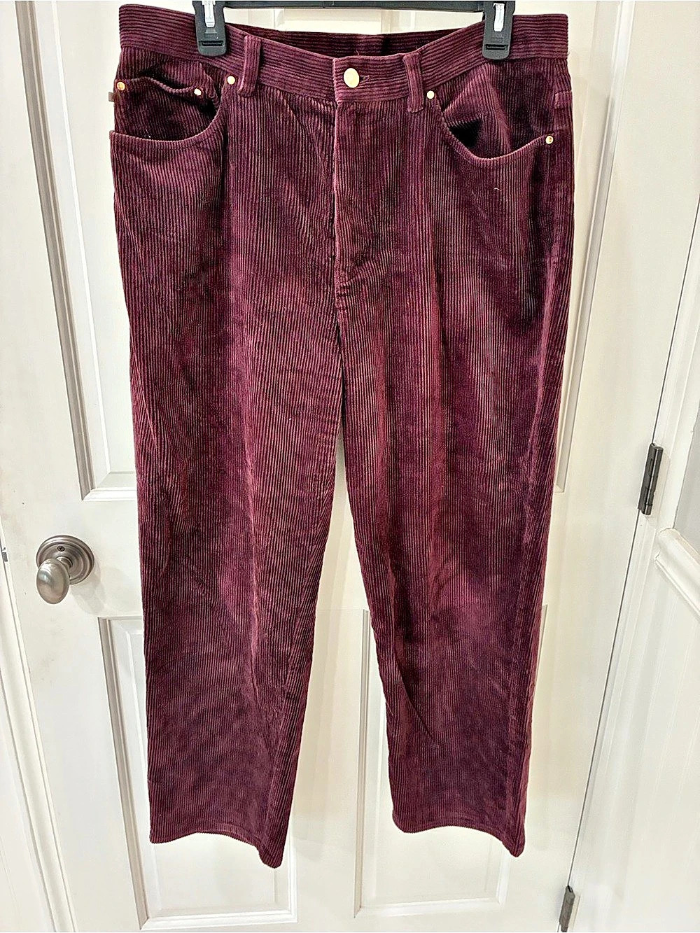 Lauren Jeans Co. Ralph Lauren Corduroy Straight Leg Pants Size 14 Like New